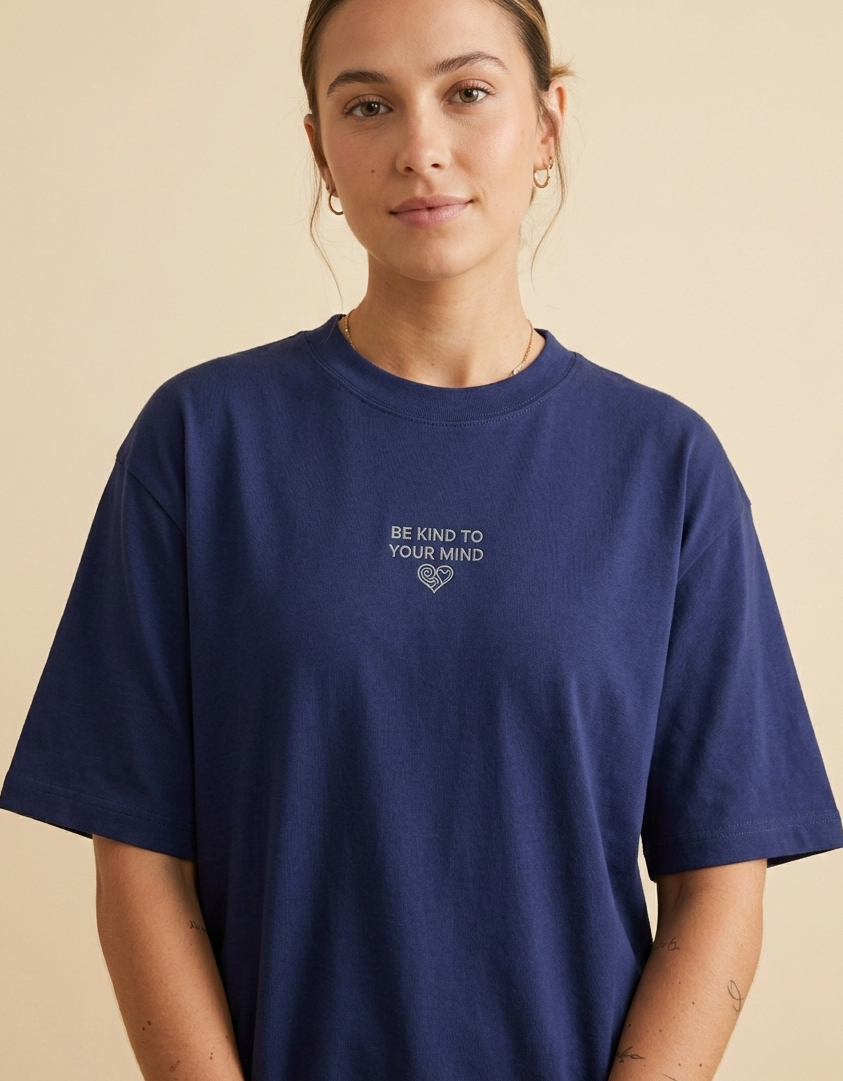 "Be Kind to Your Mind" Oversized Tee