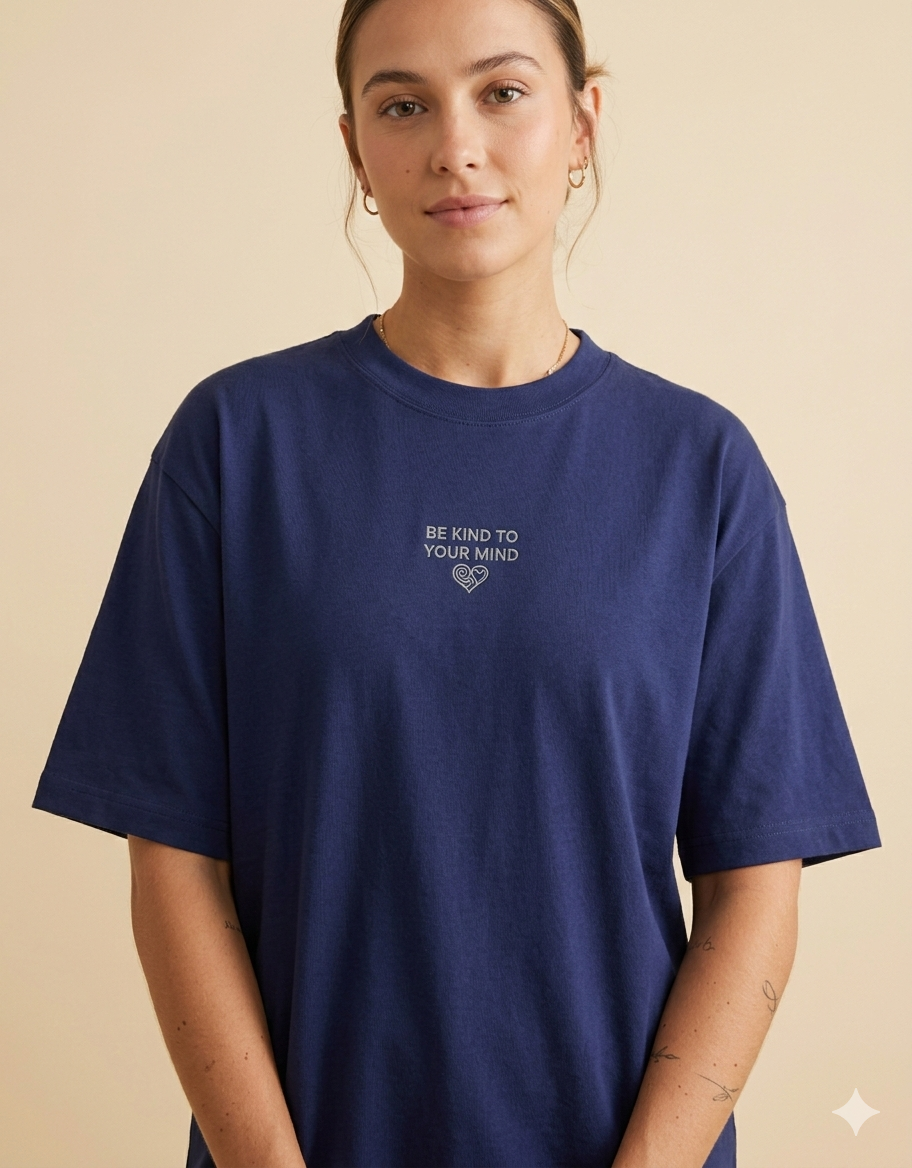 "Be Kind to Your Mind" Oversized Tee
